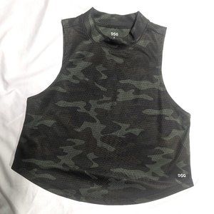 DSG Camo Cropped Top, Size Small